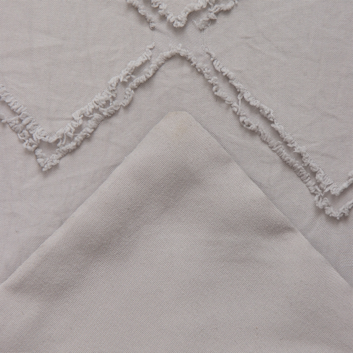 Постельное бельё LoveLife Tufting дуэт Постельное бельё LoveLife Tufting дуэт "Орнамент" 143*215см-2шт,230*240см,50*70см-2шт, цвет серый, 110 г/2