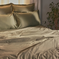 Пододеяльник 220ТС SL Home "Олива" 180*220 см , сатин, 100% хлопок Пододеяльник 220ТС SL Home "Олива" 180*220 см , сатин, 100% хлопок