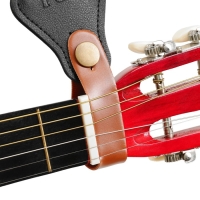 Держатель ремня на гриф Music Life, 20 х 1,5 см, коричневый Держатель ремня на гриф Music Life, 20 х 1,5 см, коричневый