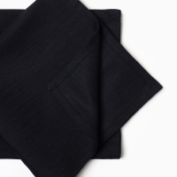 Набор салфеток Этель Black 40х40 см - 2 шт, 100% лён Набор салфеток Этель Black 40х40 см - 2 шт, 100% лён