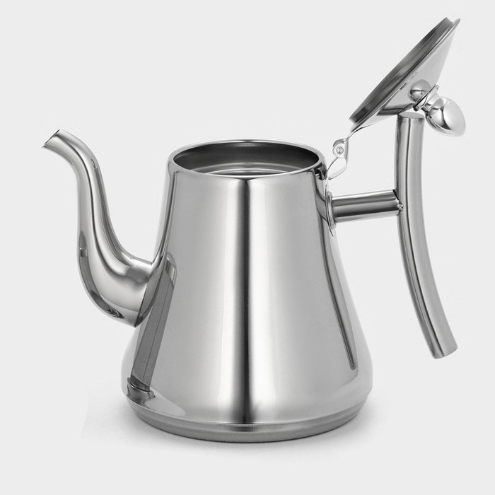 Чайник заварочный из нержавеющей стали &laquo;Жуан&raquo;, 1,4 л, металлическое сито