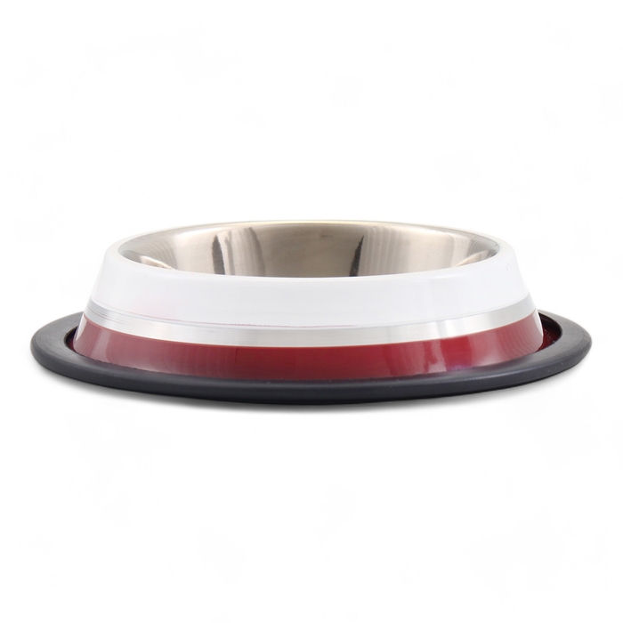 Миска с нескользящим основанием, 225 мл, коричнево-белая Миска с нескользящим основанием, 225 мл, коричнево-белая