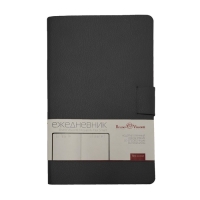 Ежедневник недатированный А5, 136 листов Megapolis Flex smart, обложка искусственная кожа, ляссе, блок 70 г/м2, чёрный Ежедневник недатированный А5, 136 листов Megapolis Flex smart, обложка искусственная кожа, ляссе, блок 70 г/м2, чёрный