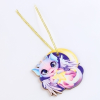 Ёлочная игрушка - подвеска деревянная &laquo;Новый год! Ночной Дракон&raquo;