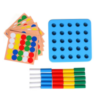 Мозаика деревянная «Весёлые столбики» 25 элементов Мозаика деревянная «Весёлые столбики» 25 элементов