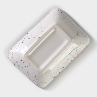 Соусник фарфоровый под соевый соус Punto bianca, 50 мл, 9,5&times;7 см