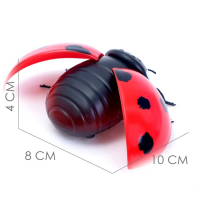 Животное радиоуправляемое &laquo;Божья коровка&raquo;, работает от батареек, световые эффекты