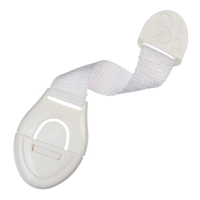 Набор блокираторов для дверей и ящиков, тканевые, универсальные, 18 см., 4 шт., цвет белый, Крошка Я