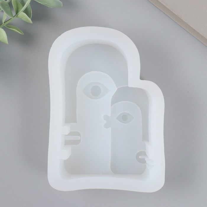 Молд силикон Молд силикон "Абстракция - два лица" 11х7,8х3 см