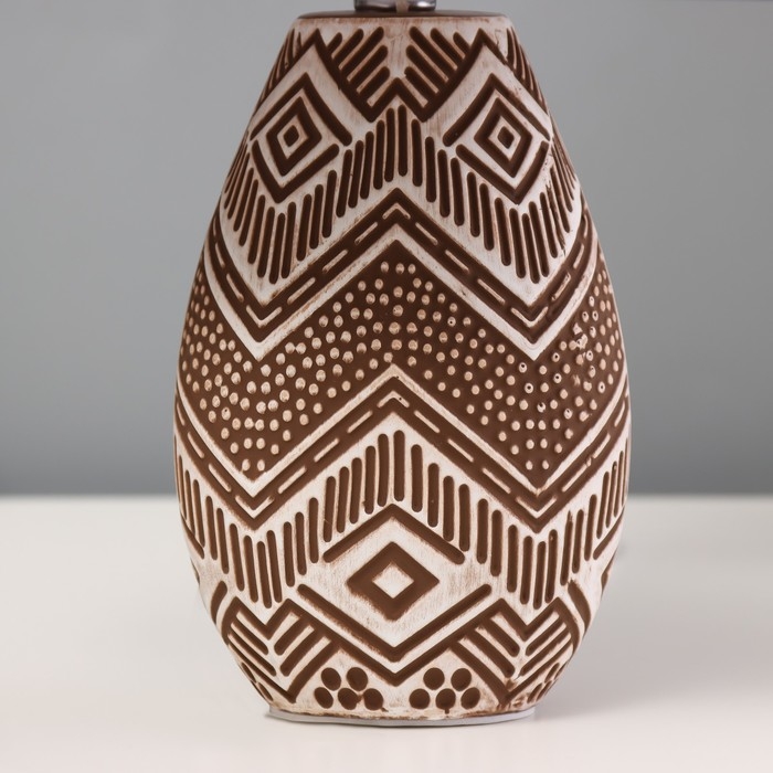 Настольная лампа Настольная лампа "Савва" Е14 40Вт коричневый 20х20х32см