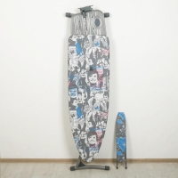 Доска гладильная Nika &laquo;Ника 11 тефлон&raquo;, 123&times;40 см, регулируемая высота до 100 см, рисунок микс