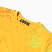 Свитшот для мальчика, цвет тёмно-жёлтый/дино, рост 110 см Свитшот для мальчика, цвет тёмно-жёлтый/дино, рост 110 см