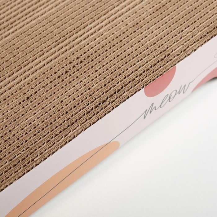 Когтеточка из картона с кошачьей мятой Meow, 45 &times; 18 см