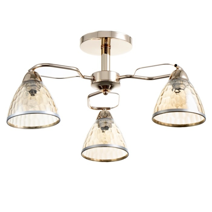 Люстра "Донна" 3хЕ27 40Вт золото 56х56х22 см BayerLux