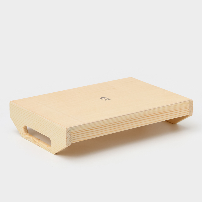 Поднос деревянный Доляна &laquo;Под роспись&raquo;, 30&times;20&times;6 см, сосна