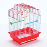Клетка для птиц укомплектованная Bd-1/4f, 30 х 23 х 39 см, красная Клетка для птиц укомплектованная Bd-1/4f, 30 х 23 х 39 см, красная