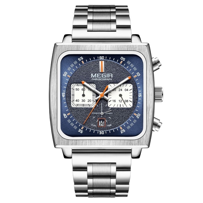 Часы наручные кварцевые мужские, d-4.35 см, с хронографом, 3 АТМ, светящиеся Часы наручные кварцевые мужские, d-4.35 см, с хронографом, 3 АТМ, светящиеся