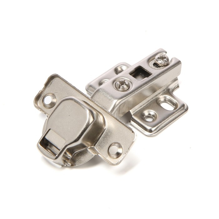 Петля мебельная накладная 45 градусов ТУНДРА, без доводчика Петля мебельная накладная 45 градусов ТУНДРА, без доводчика