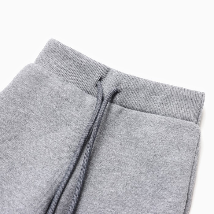 Брюки для девочки, НАЧЁС, цвет тёмно-серый меланж, рост 92 см