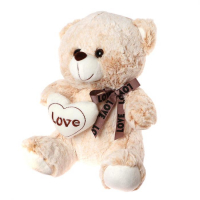 Мягкая игрушка &laquo;Мишка с сердечком&raquo;, 30 см, цвета МИКС