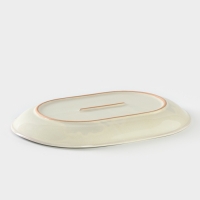 Блюдо керамическое овальное &laquo;Шебби&raquo;, 600 мл, 31&times;22 см, h= 3 см