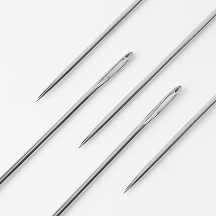 Иглы для переплётных работ, d = 1,83 мм, 10 см, 10 шт, N-215 Иглы для переплётных работ, d = 1,83 мм, 10 см, 10 шт, N-215