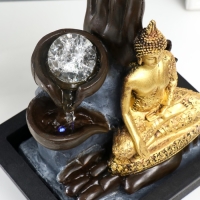 Фонтан настольный от сети "Будда " 35х25х20 см Фонтан настольный от сети "Будда " 35х25х20 см