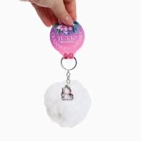 Брелок новогодний, для ключей, пушистик &laquo;Новый год: Тепло внутри&raquo; 9 х 12 см