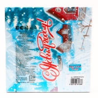 Новогодние салфетки бумажные Мой выбор &laquo;Снежный Пейзаж&raquo; 3 слоя, 33х33 см, 20 шт