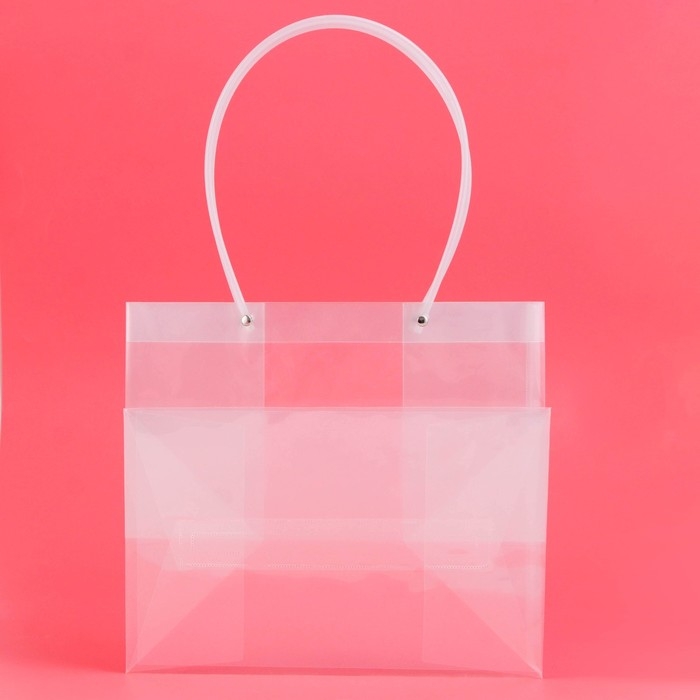 Пакет подарочный ПП, прозрачный 30 х 20 х 27 см Пакет подарочный ПП, прозрачный 30 х 20 х 27 см