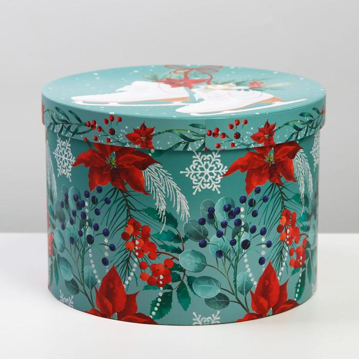 Коробка подарочная &laquo;Снежная&raquo;, 18 х 18 х 13 см, Новый год