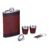 Подарочный набор 5 в 1 "Горький шоколад": фляжка 270 мл, 2 рюмки, воронка, брелок 5 х 23 х 17 см 11 Подарочный набор 5 в 1 "Горький шоколад": фляжка 270 мл, 2 рюмки, воронка, брелок 5 х 23 х 17 см 11