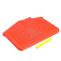 Планшет обучающий &laquo;Магнитное рисование&raquo;, новогодний, цвет красный, 375 отверстий