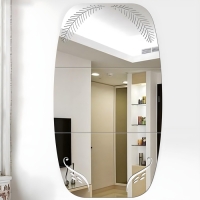 Зеркало настенное, наклейки интерьерные, зеркальные, декор на стену, панно 60х30 см Зеркало настенное, наклейки интерьерные, зеркальные, декор на стену, панно 60х30 см