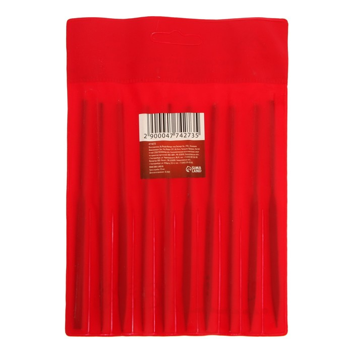 Набор надфилей ЛОМ, металлические рукоятки, 60 х 140 х 3 мм, 10 шт. Набор надфилей ЛОМ, металлические рукоятки, 60 х 140 х 3 мм, 10 шт.