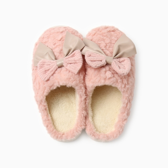 Тапочки женские, размер 38-39, цвет розовый