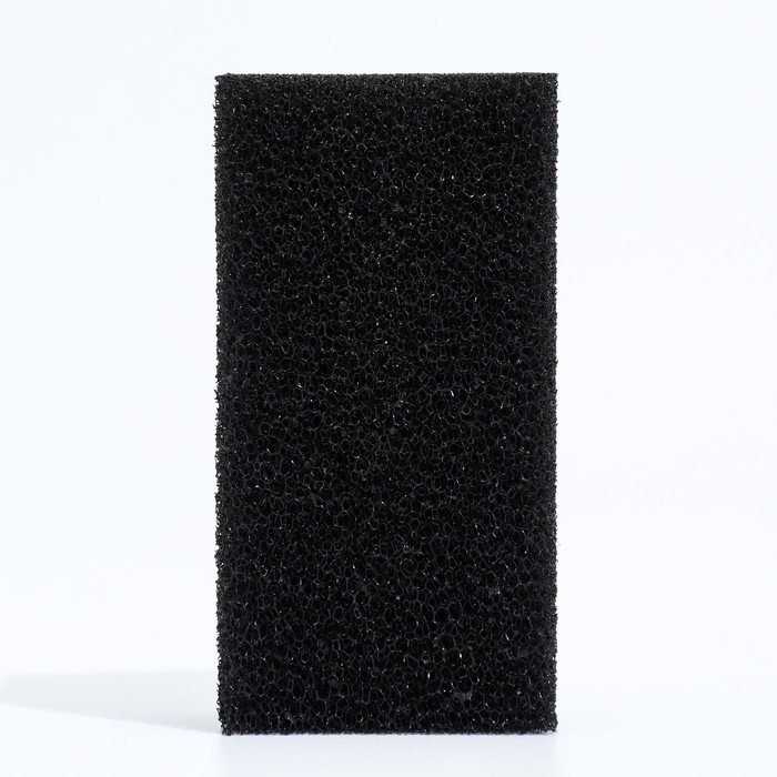 Губка прямоугольная для фильтра № 2, ретикулированная 30 PPI, 6 х 4 х 11 см, черная Губка прямоугольная для фильтра № 2, ретикулированная 30 PPI, 6 х 4 х 11 см, черная