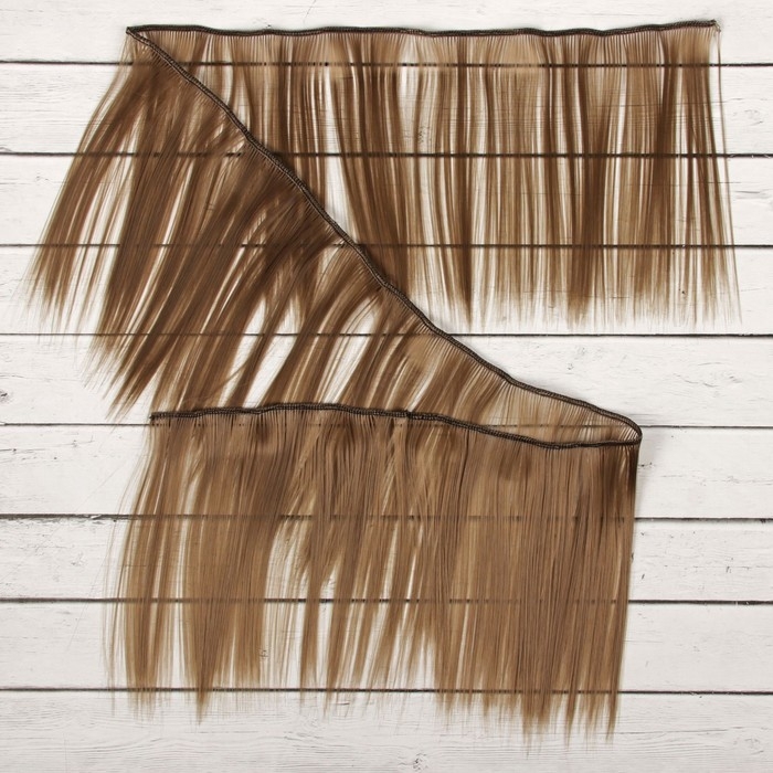 Волосы - тресс для кукол &laquo;Прямые&raquo; длина волос: 15 см, ширина:100 см, цвет № 18В