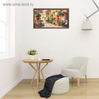 Картина гобеленовая "Улочка" 65*125 см рамка микс Картина гобеленовая "Улочка" 65*125 см рамка микс