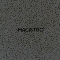 Чайная пара фарфоровая Magistro Fog, 2 предмета: чашка 250 мл, блюдце d=14 см