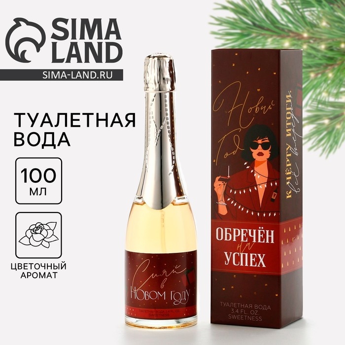 Туалетная вода женская новогодняя &laquo;Новый год: Новый год&raquo;, 100 мл