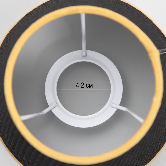 Абажур Е27 черный 15х15х13 см Абажур Е27 черный 15х15х13 см