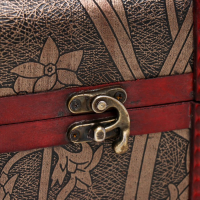 Шкатулка сундучок "Листва" (набор 3 шт) 13х13,2х18 см