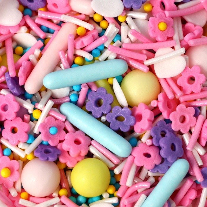 Кондитерская посыпка &laquo;Лавандовый микс&raquo;, 50 г