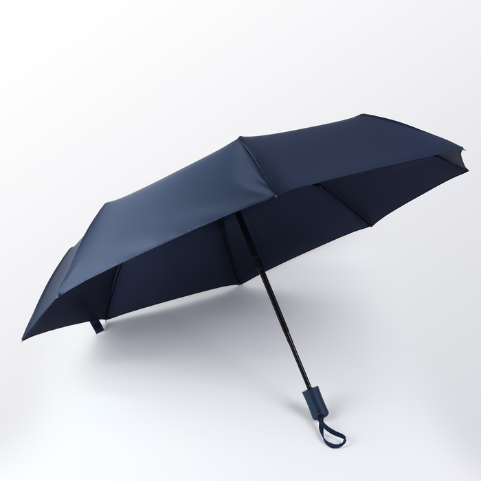 Зонт автоматический &laquo;Однотонный&raquo;, 3 сложения, 8 спиц, R = 48/55 см, D = 110 см, цвет МИКС