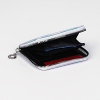 Кошелёк на молнии, отдел для карт, для монет, цвет бирюзовый Кошелёк на молнии, отдел для карт, для монет, цвет бирюзовый