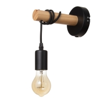 Бра Ольсен E27 40Вт черный 10х15х18 см Бра Ольсен E27 40Вт черный 10х15х18 см