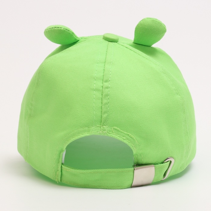 Кепка детская для девочки "Лягушонок"с глазками, р-р 52-54 5-7 лет