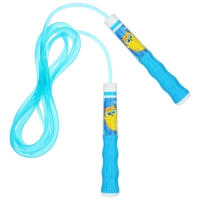 Скакалка детская ONLYTOP &laquo;Пушик&raquo;, 2,85 м, цвет голубой