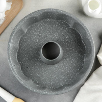 Форма для выпечки &laquo;Элин Мрамор. Немецкий кекс&raquo;, 2,5 л, d=29 см, антипригарное покрытие, цвет серый